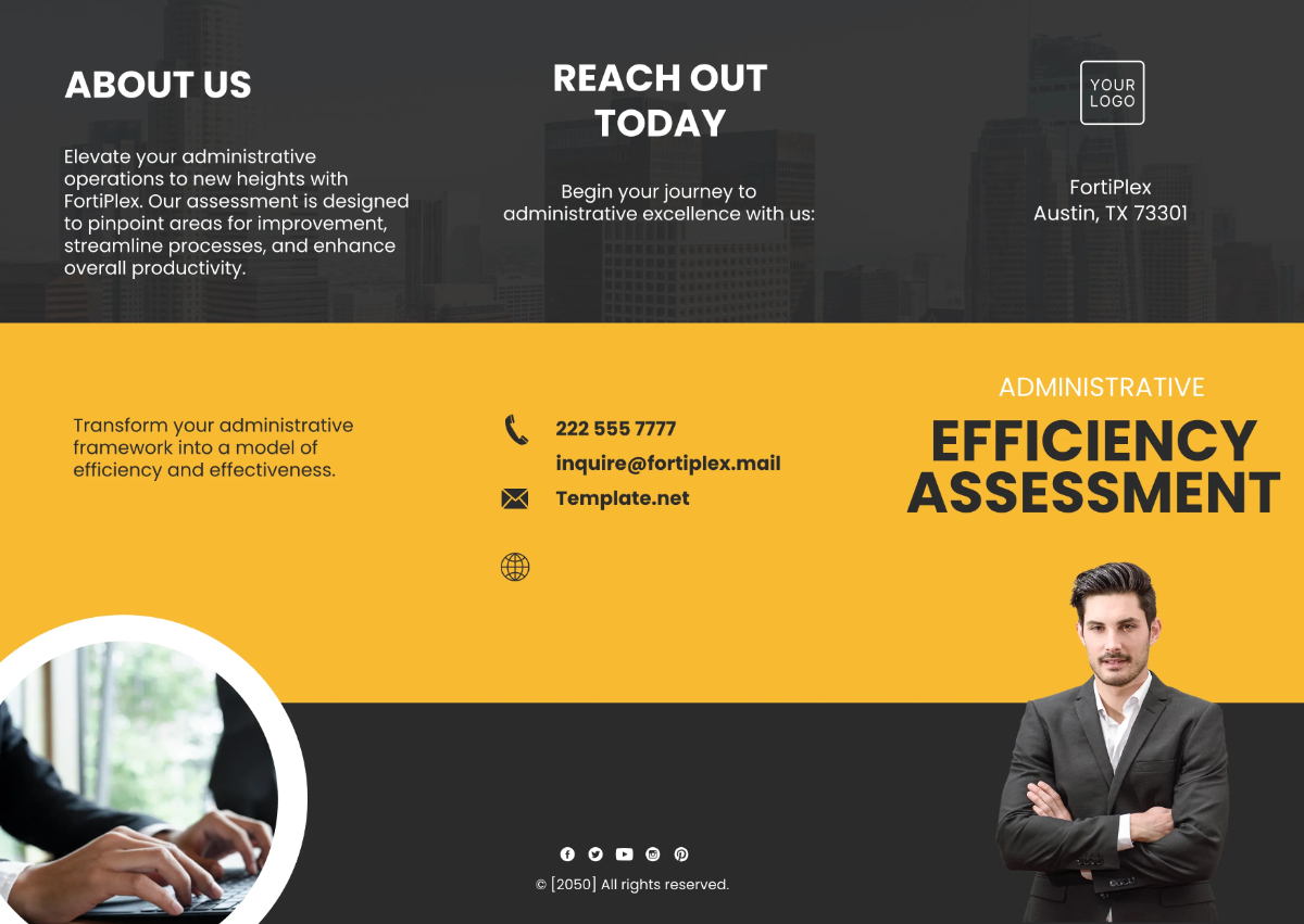 Free Administrative Efficiency Assessment Pamphlet Template to Edit Online Free Administrative Efficiency Assessment Pamphlet Template to Edit Online