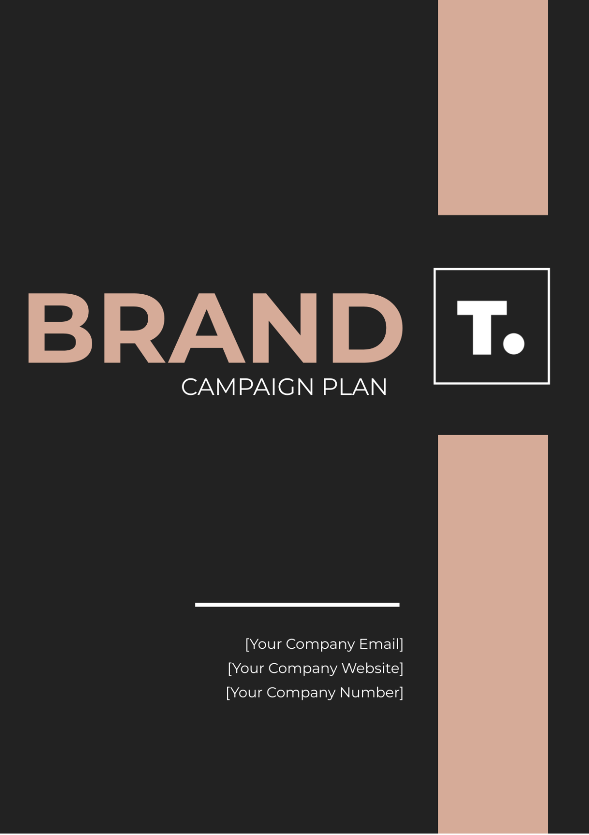 Free Brand Campaign Plan Template to Edit Online