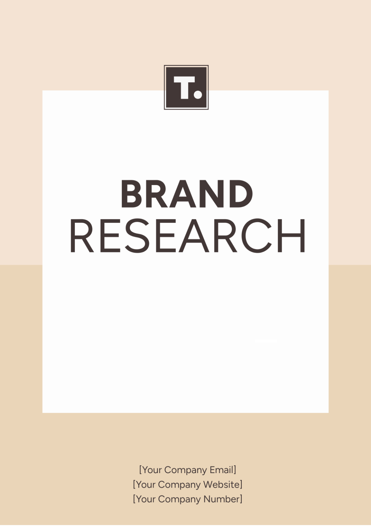 Free Brand Research Template to Edit Online
