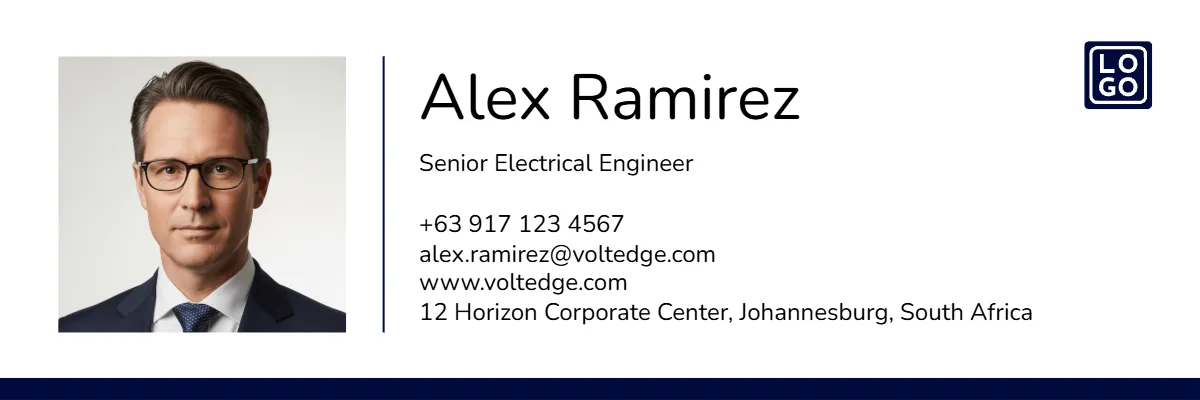 Electrical Construction Email Signature Template