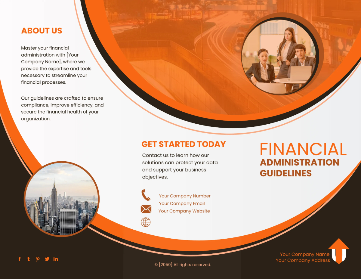 Free Financial Administration Guidelines Brochure Template to Edit Online Free Financial Administration Guidelines Brochure Template to Edit Online