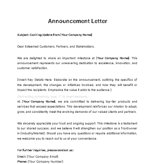 Free AI Announcement Letter Generator, Announcement Letter Maker Tool Free AI Announcement Letter Generator, Announcement Letter Maker Tool