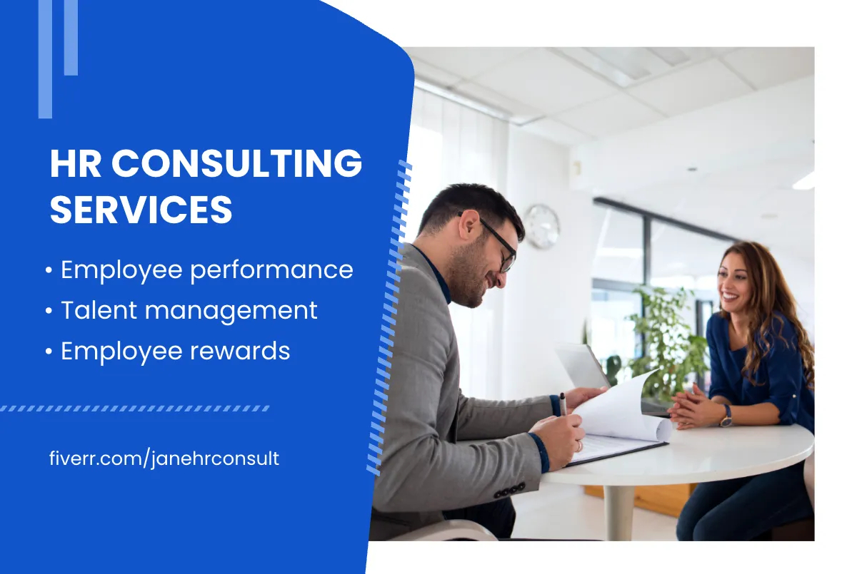 Free HR Consulting Service Fiverr Banner Template to Edit Online Free HR Consulting Service Fiverr Banner Template to Edit Online