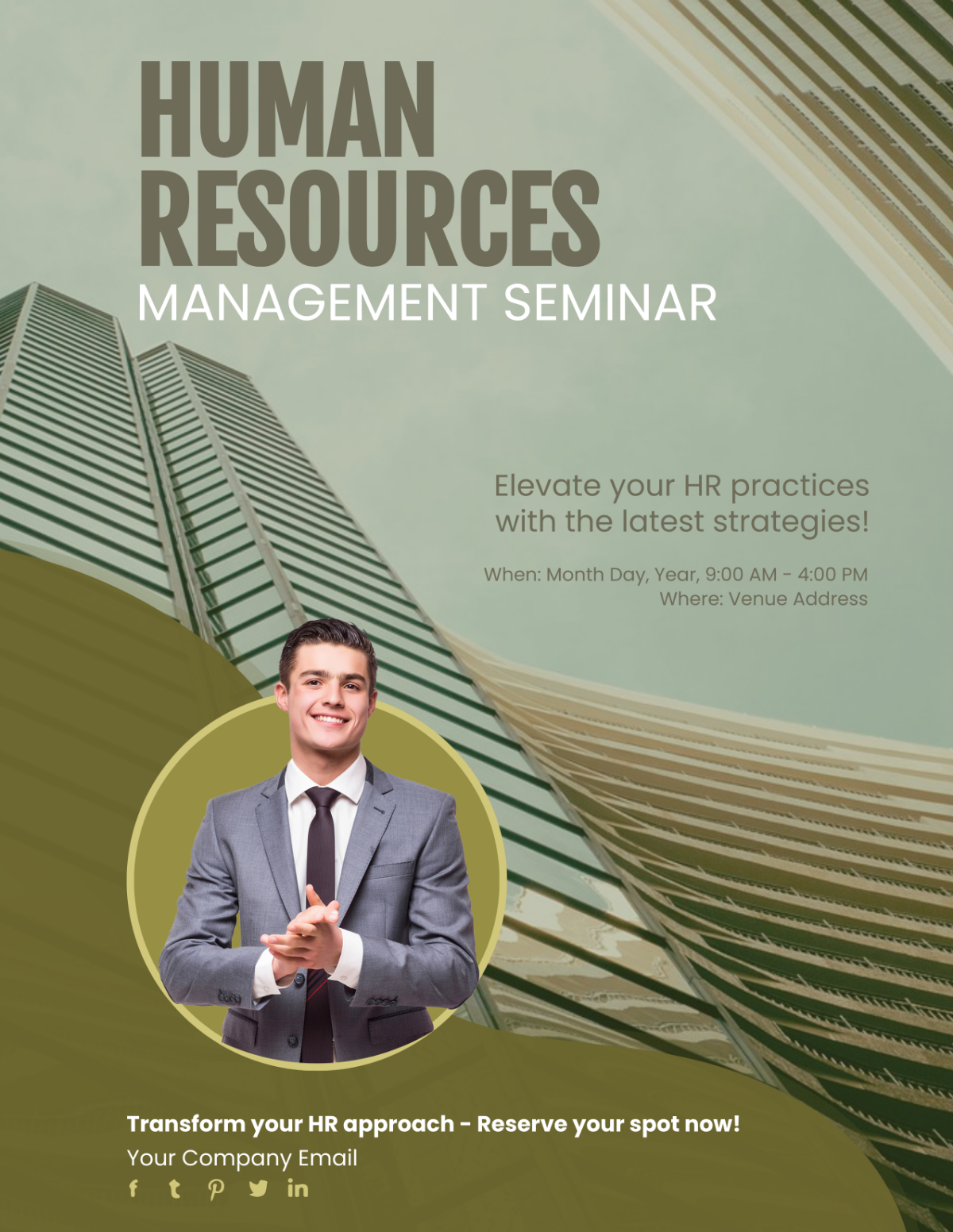 Free Human Resources Management Seminar Flyer Template to Edit Online Free Human Resources Management Seminar Flyer Template to Edit Online