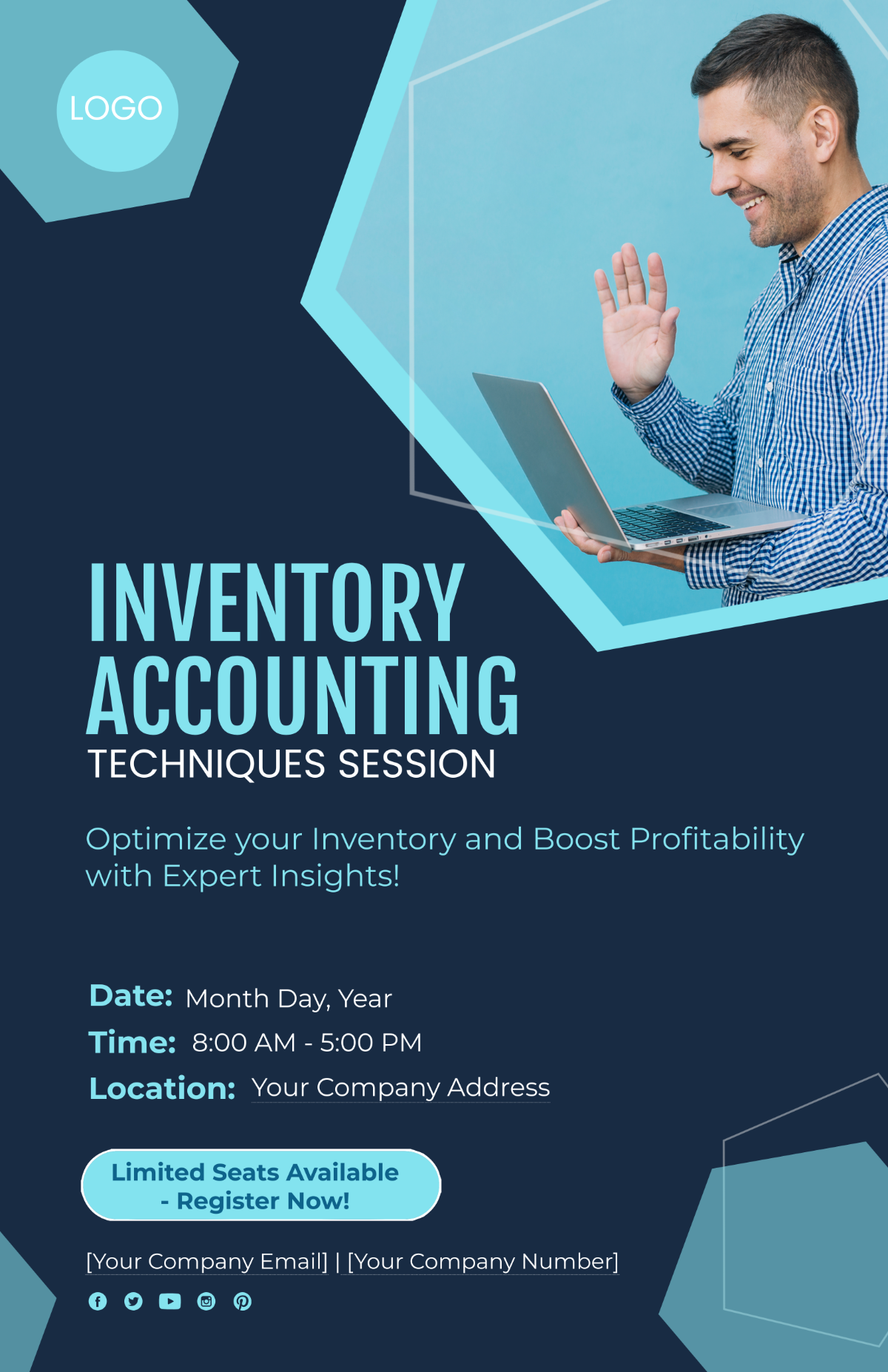 Free Inventory Accounting Techniques Session Poster Template to Edit Online Free Inventory Accounting Techniques Session Poster Template to Edit Online