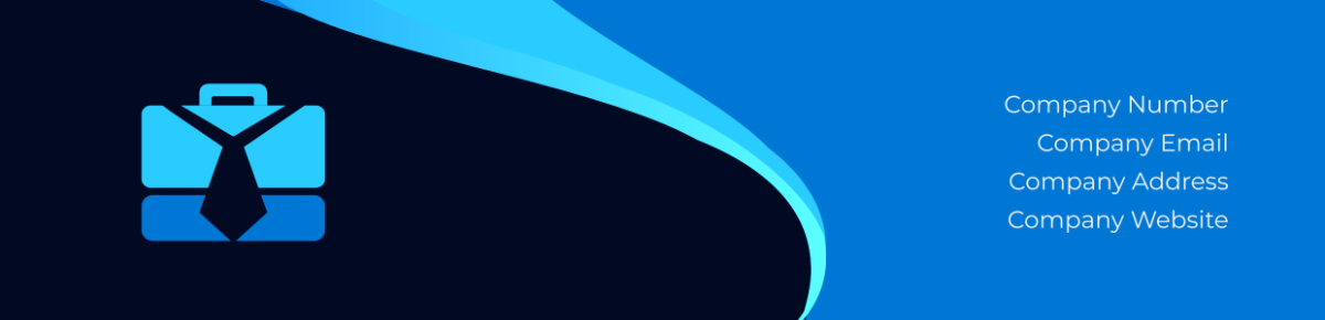 Free Legal Briefcase Icon Header Template to Edit Online