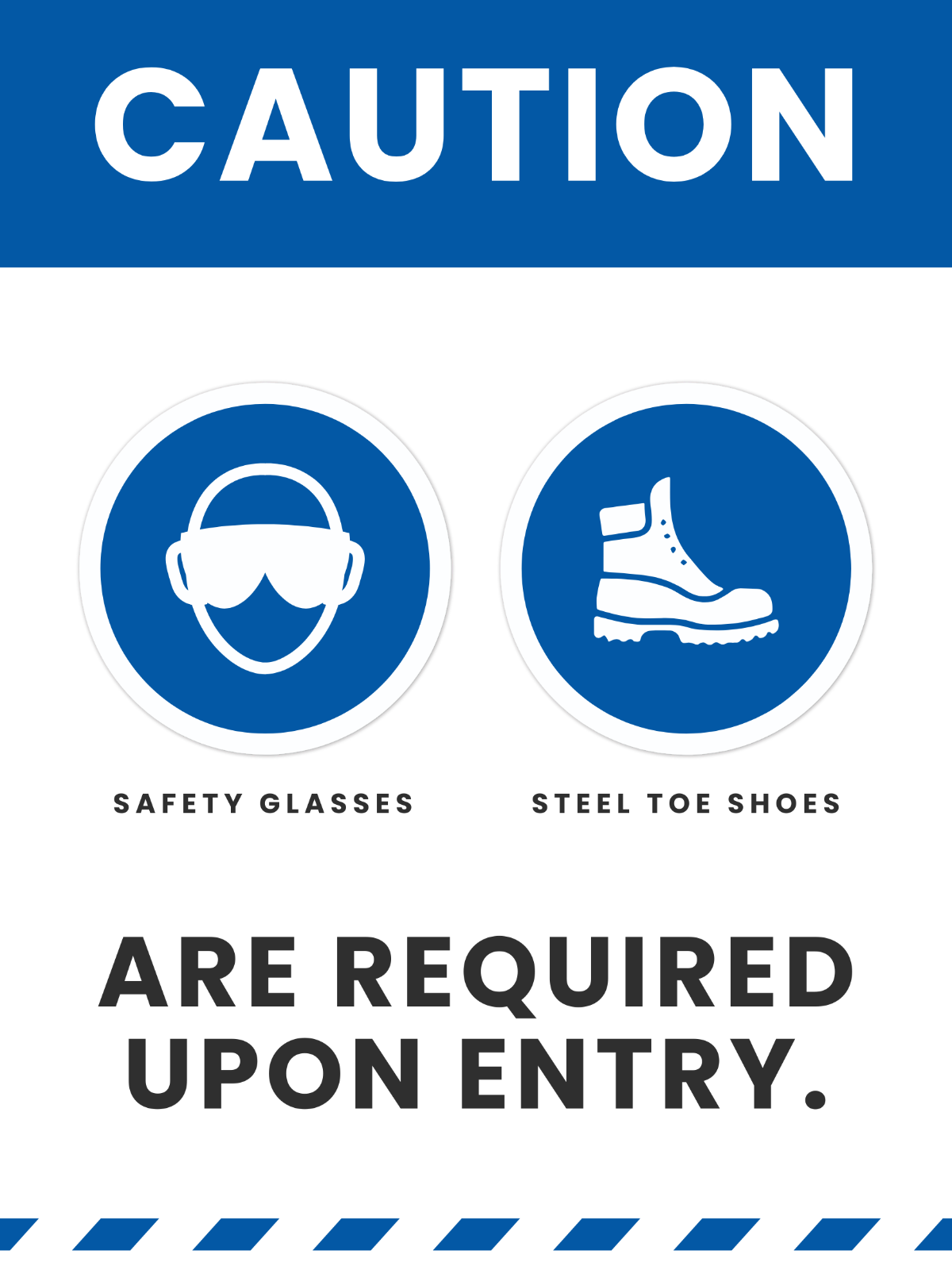 Free Safety Glasses and Shoes Required Sign Template to Edit Online Free Safety Glasses and Shoes Required Sign Template to Edit Online