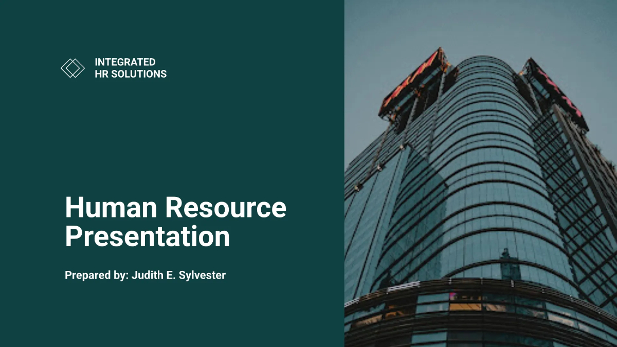 Free Sample HR Presentation Template to Edit Online Free Sample HR Presentation Template to Edit Online