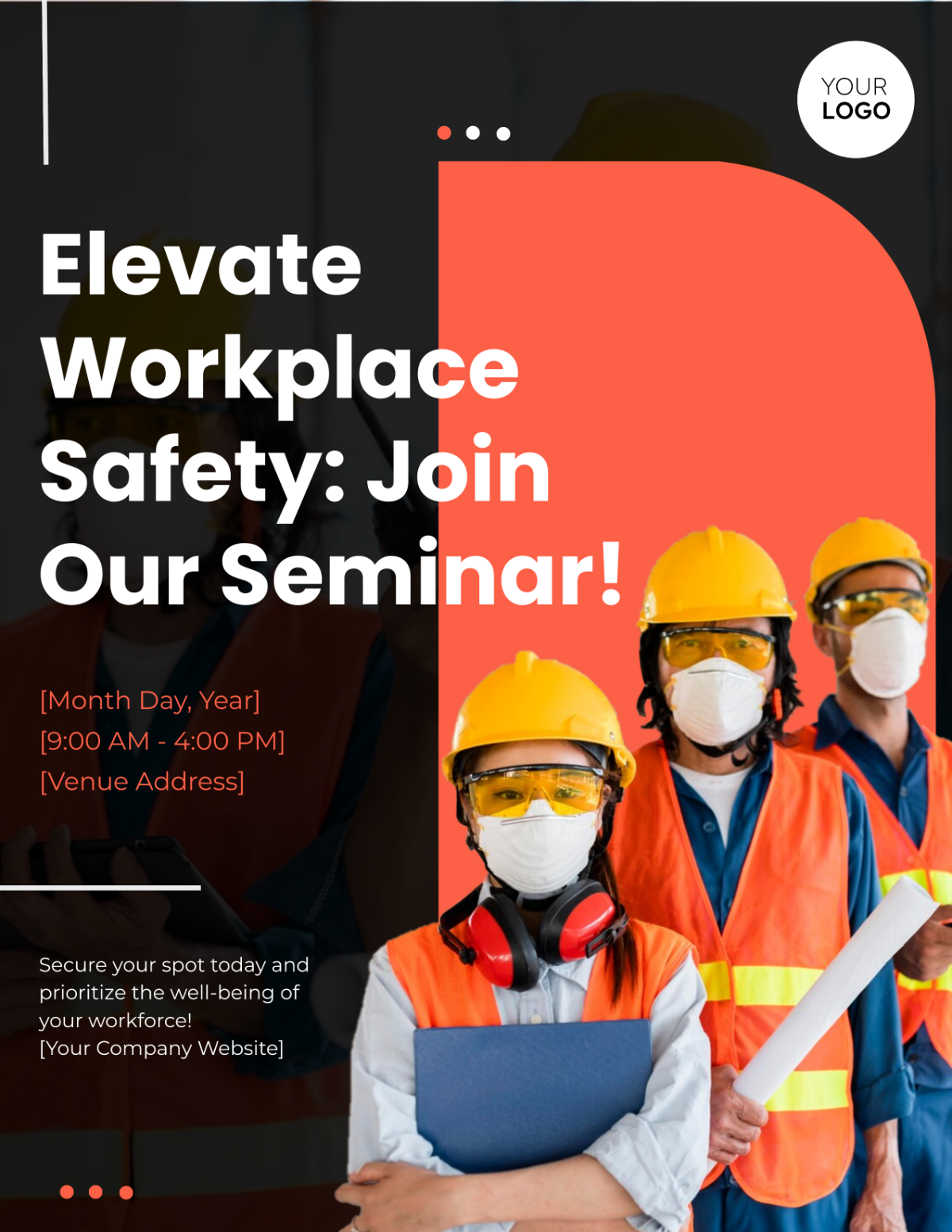 Free Workplace Safety and Health Seminar Flyer Template to Edit Online Free Workplace Safety and Health Seminar Flyer Template to Edit Online