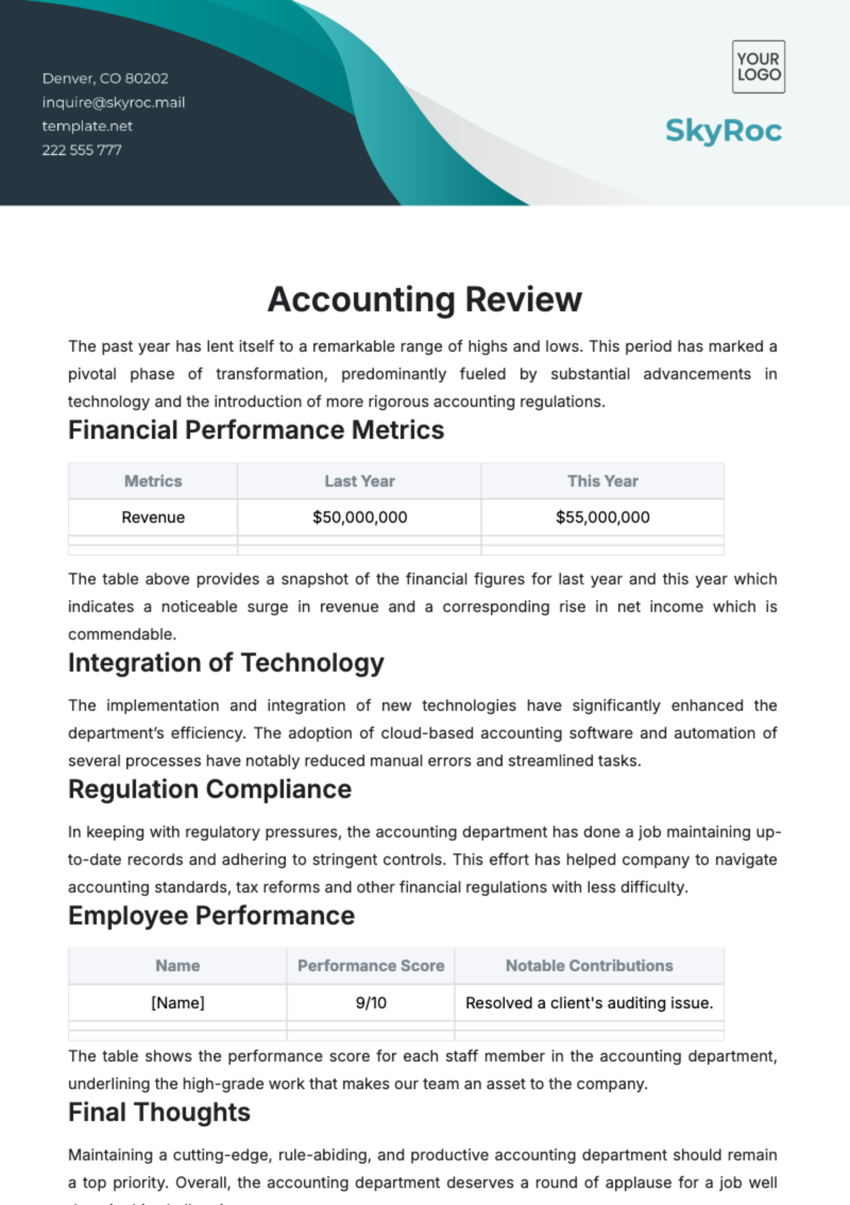 Free Accounting Review Template to Edit Online Free Accounting Review Template to Edit Online