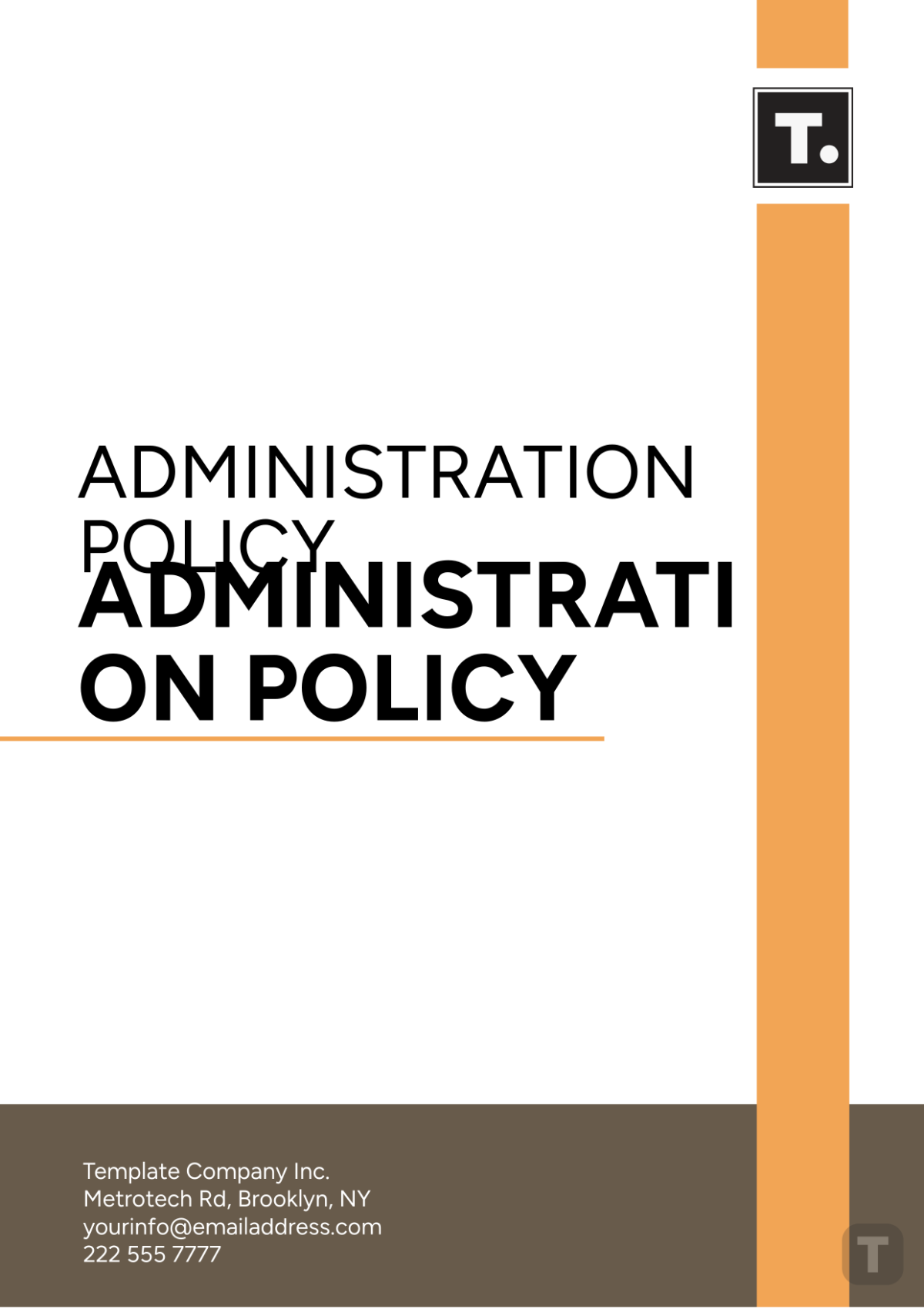 Free Administration Policy Template to Edit Online Free Administration Policy Template to Edit Online