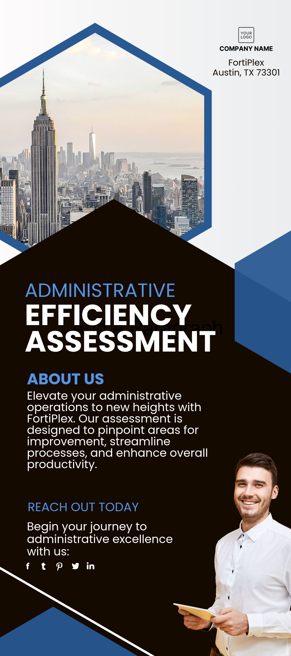 Free Administrative Efficiency Assessment Rack Card Template to Edit Online Free Administrative Efficiency Assessment Rack Card Template to Edit Online