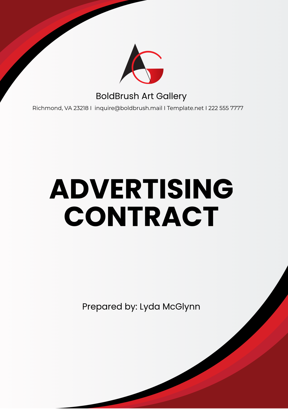 Free Advertising Contract Template to Edit Online