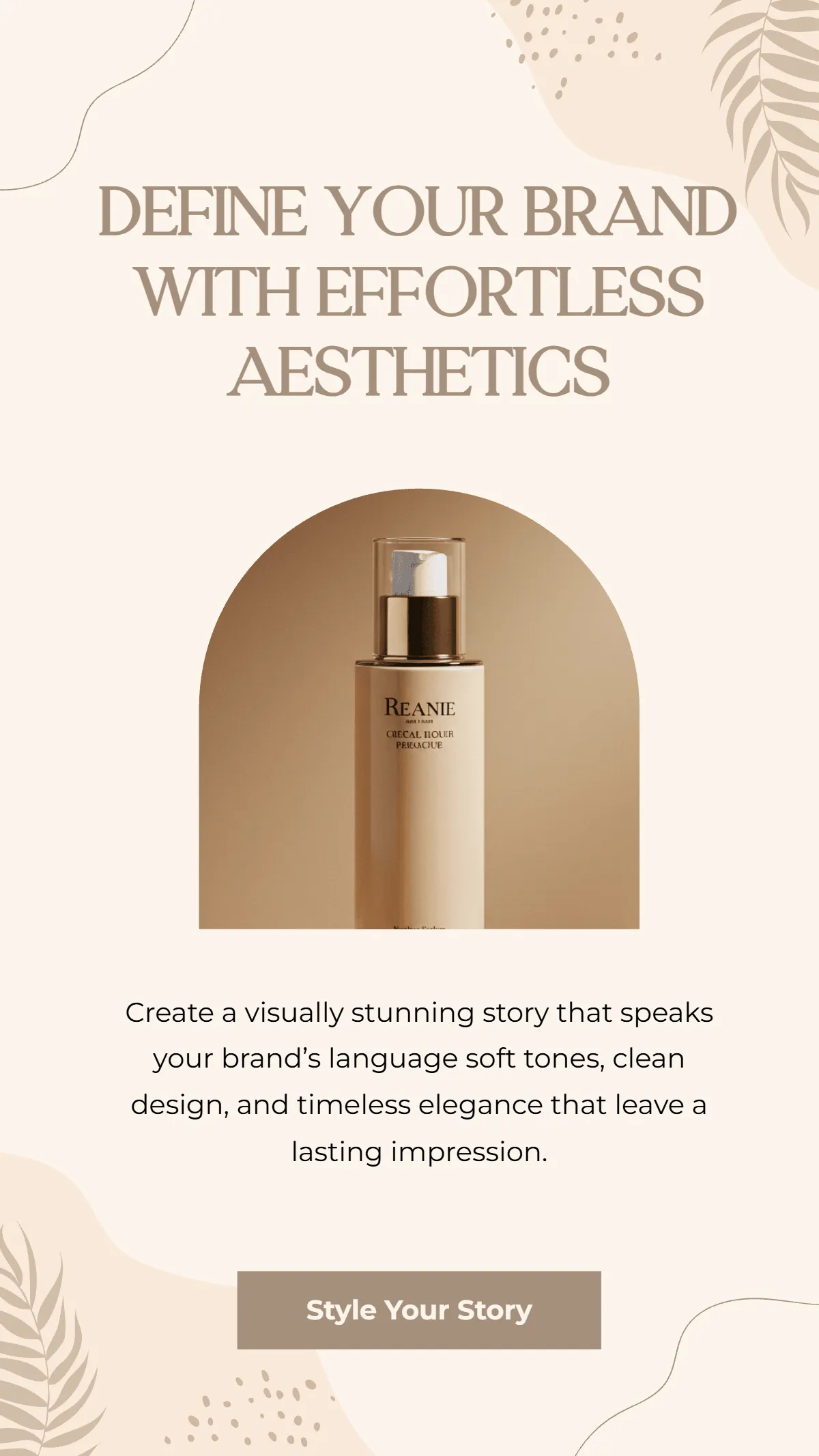 Free Aesthetic Brand Instagram Story Template to Edit Online