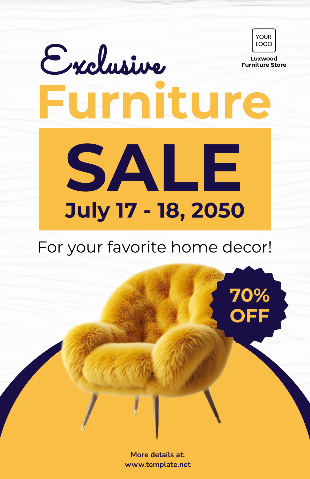 Free Blank Advertising Poster Template to Edit Online