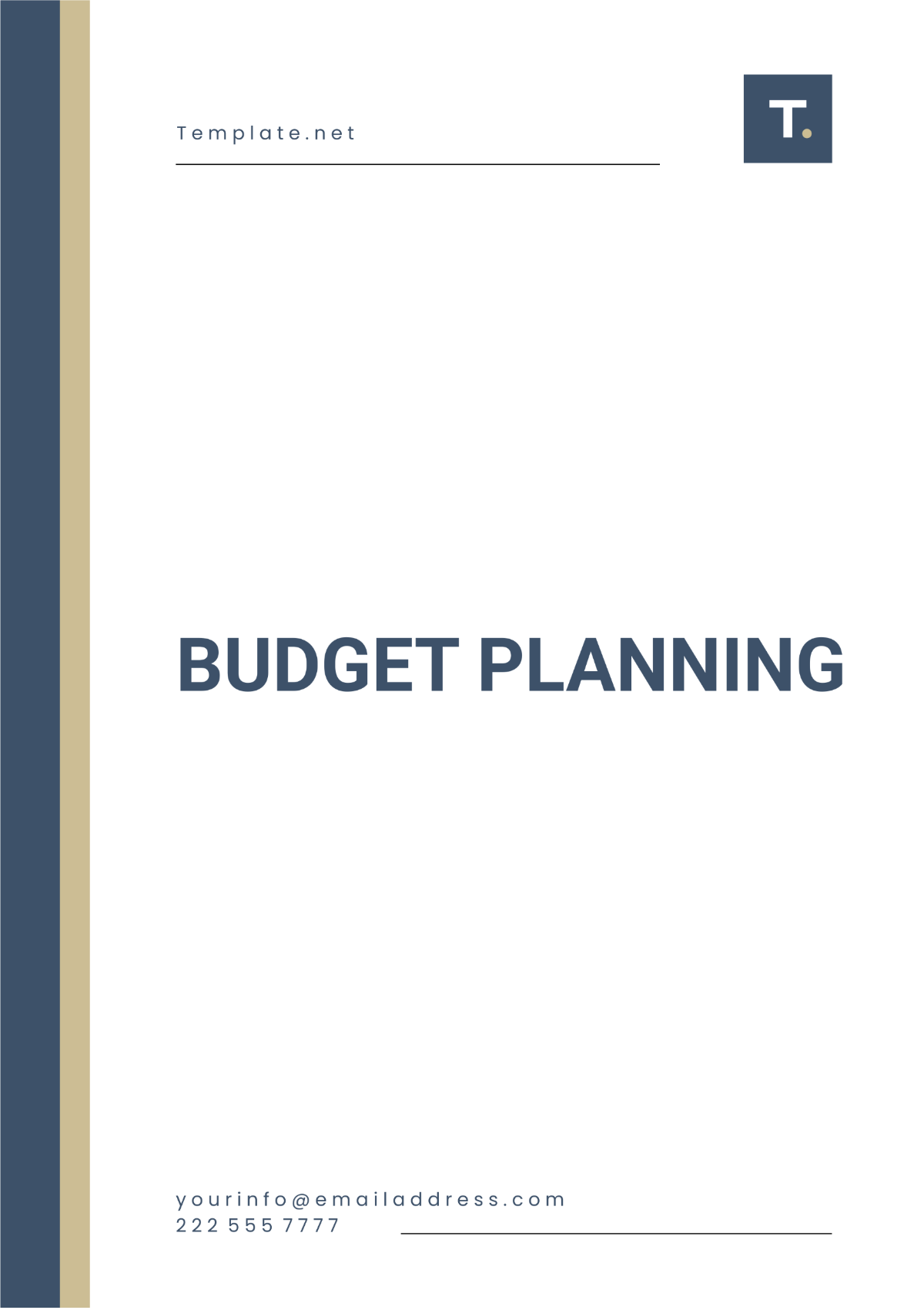Budget Planning Template