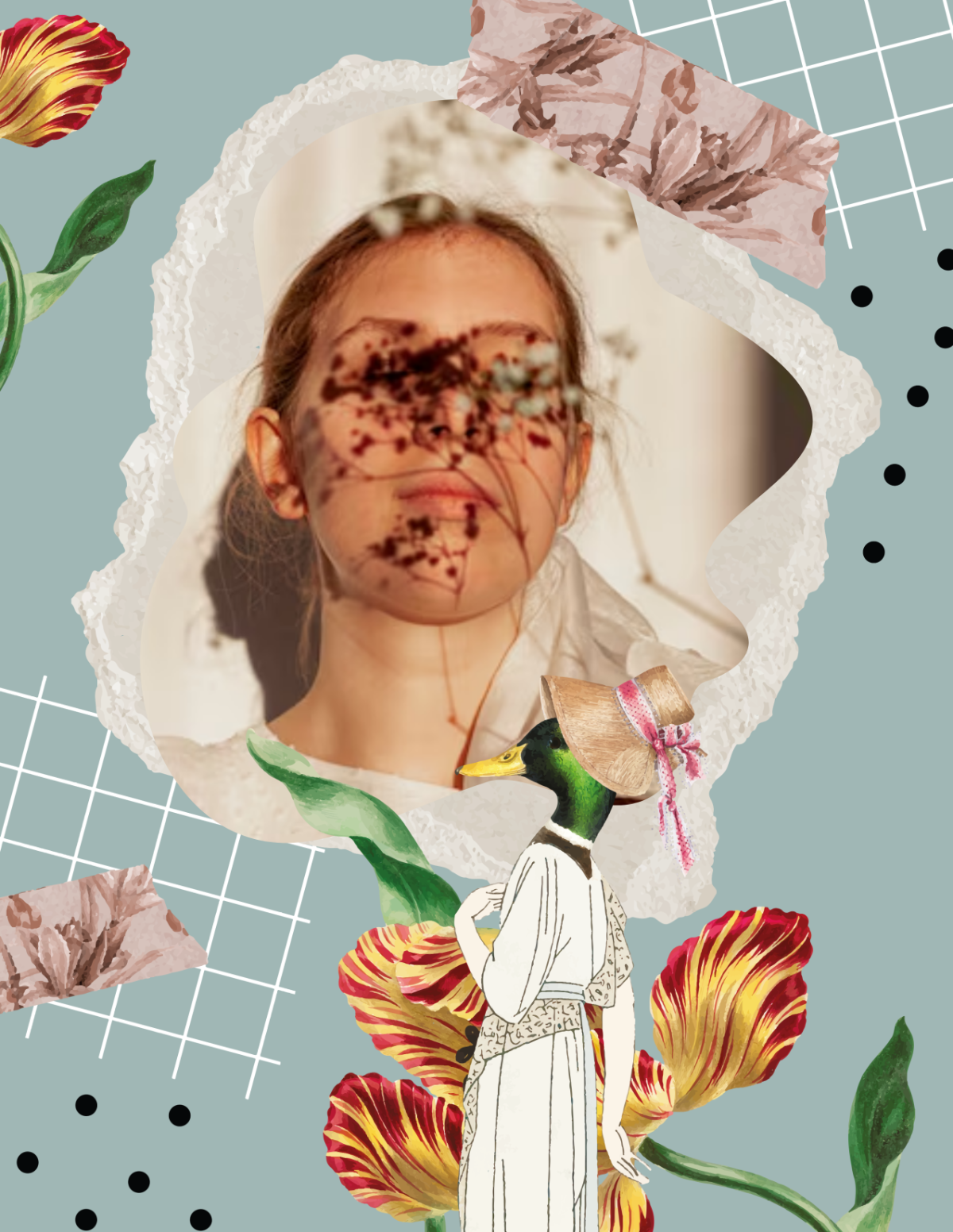 Colorful Scrapbook Picture Template