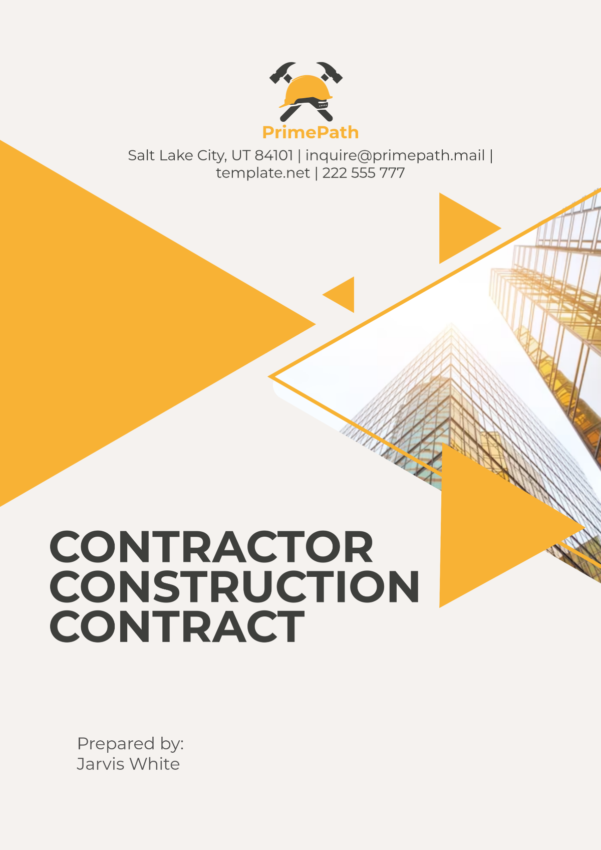 Contractor Construction Contract Template