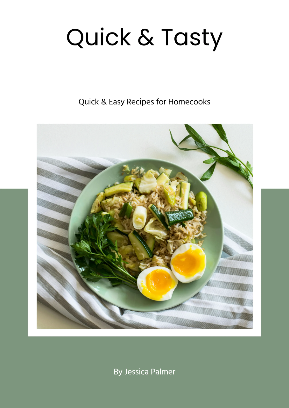 Free Creative Digital Cookbook Template