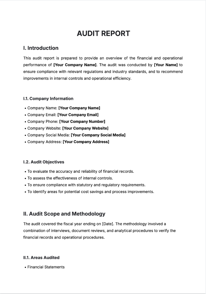 Free AI Audit Report Generator, Free Audit Report Maker Online Tool Free AI Audit Report Generator, Free Audit Report Maker Online Tool