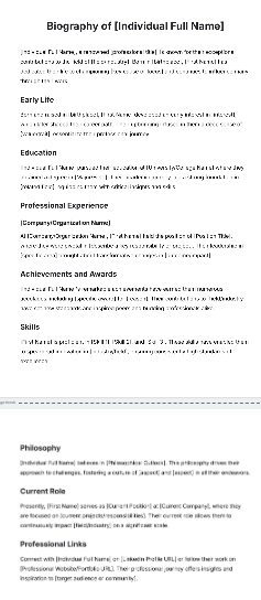 Free AI Biography Generator, Free Biography Maker Online Tool Free AI Biography Generator, Free Biography Maker Online Tool