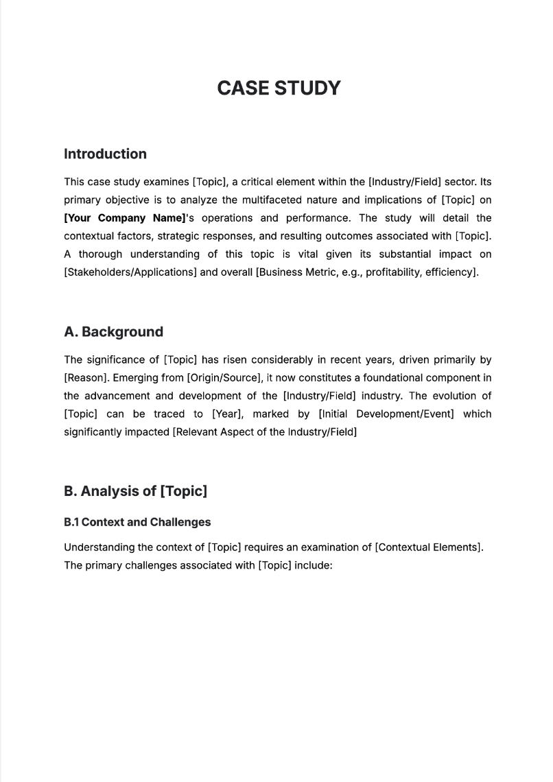 Free AI Case Study Generator, Free Case Study Maker Online Tool Free AI Case Study Generator, Free Case Study Maker Online Tool