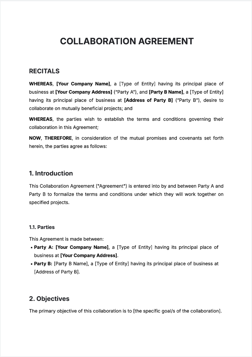 Free AI Collaboration Agreement Generator, Collaboration Agreement Maker Tool Free AI Collaboration Agreement Generator, Collaboration Agreement Maker Tool