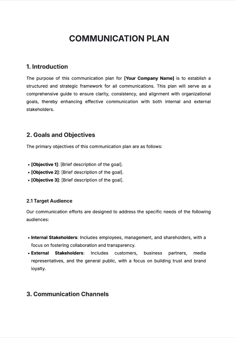 Free AI Communication Plan Generator, Free Communication Plan Maker Tool Free AI Communication Plan Generator, Free Communication Plan Maker Tool