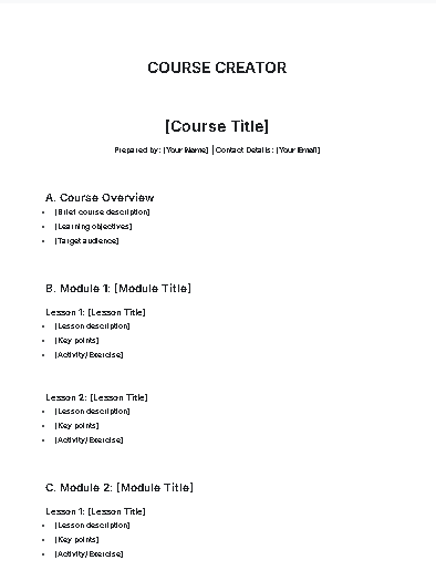 Free AI Course Creator Generator, Free Course Creator Maker Online Tool Free AI Course Creator Generator, Free Course Creator Maker Online Tool