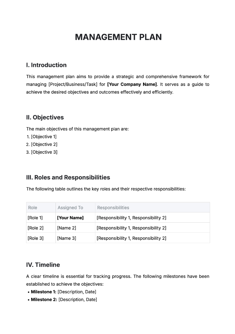 Free AI Management Plan Generator, Free Management Plan Maker Online Tool Free AI Management Plan Generator, Free Management Plan Maker Online Tool