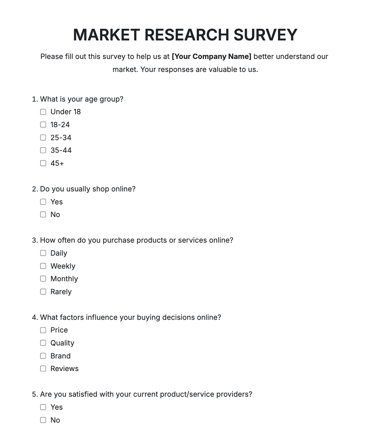 Free AI Market Research Survey Generator, Market Research Survey Maker Tool Free AI Market Research Survey Generator, Market Research Survey Maker Tool