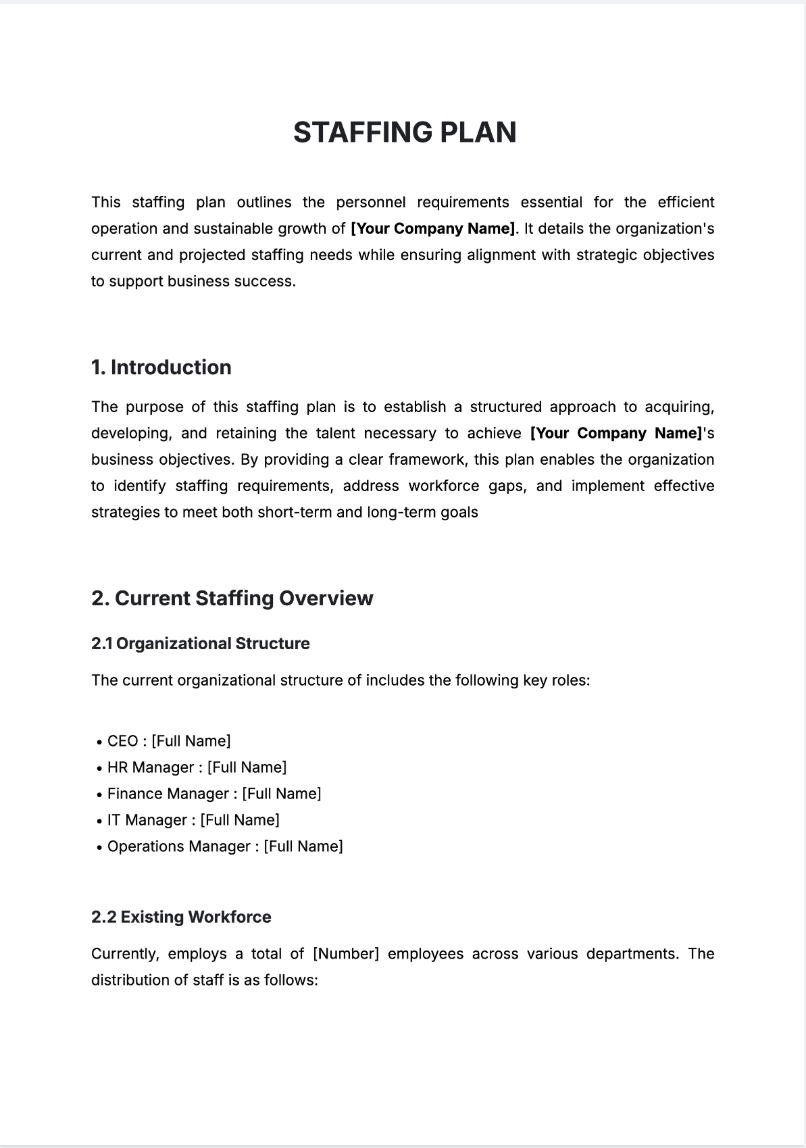 Free AI Staffing Plan Generator, Free Staffing Plan Maker Online Tool Free AI Staffing Plan Generator, Free Staffing Plan Maker Online Tool