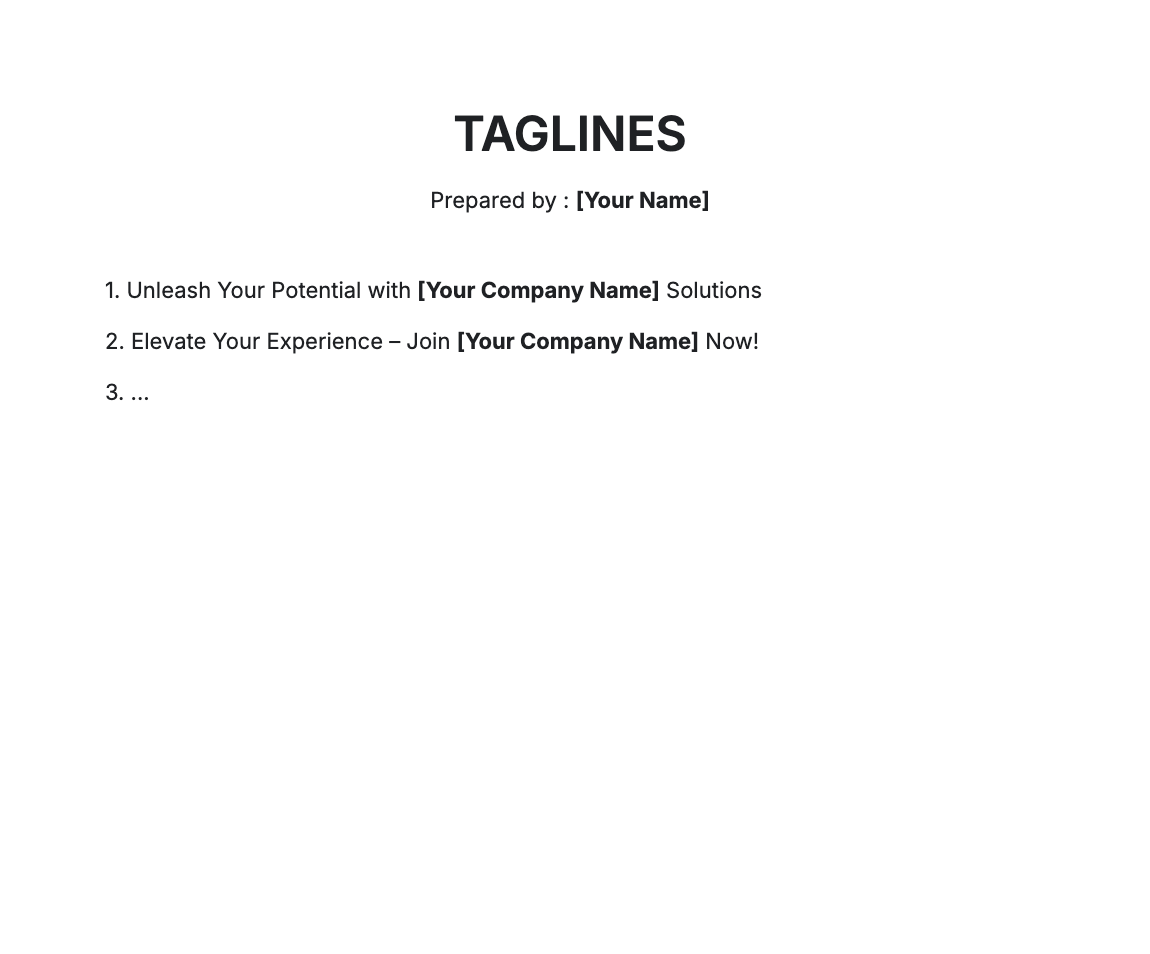 Free AI Tagline Generator, Free Tagline Maker Online Tool Free AI Tagline Generator, Free Tagline Maker Online Tool