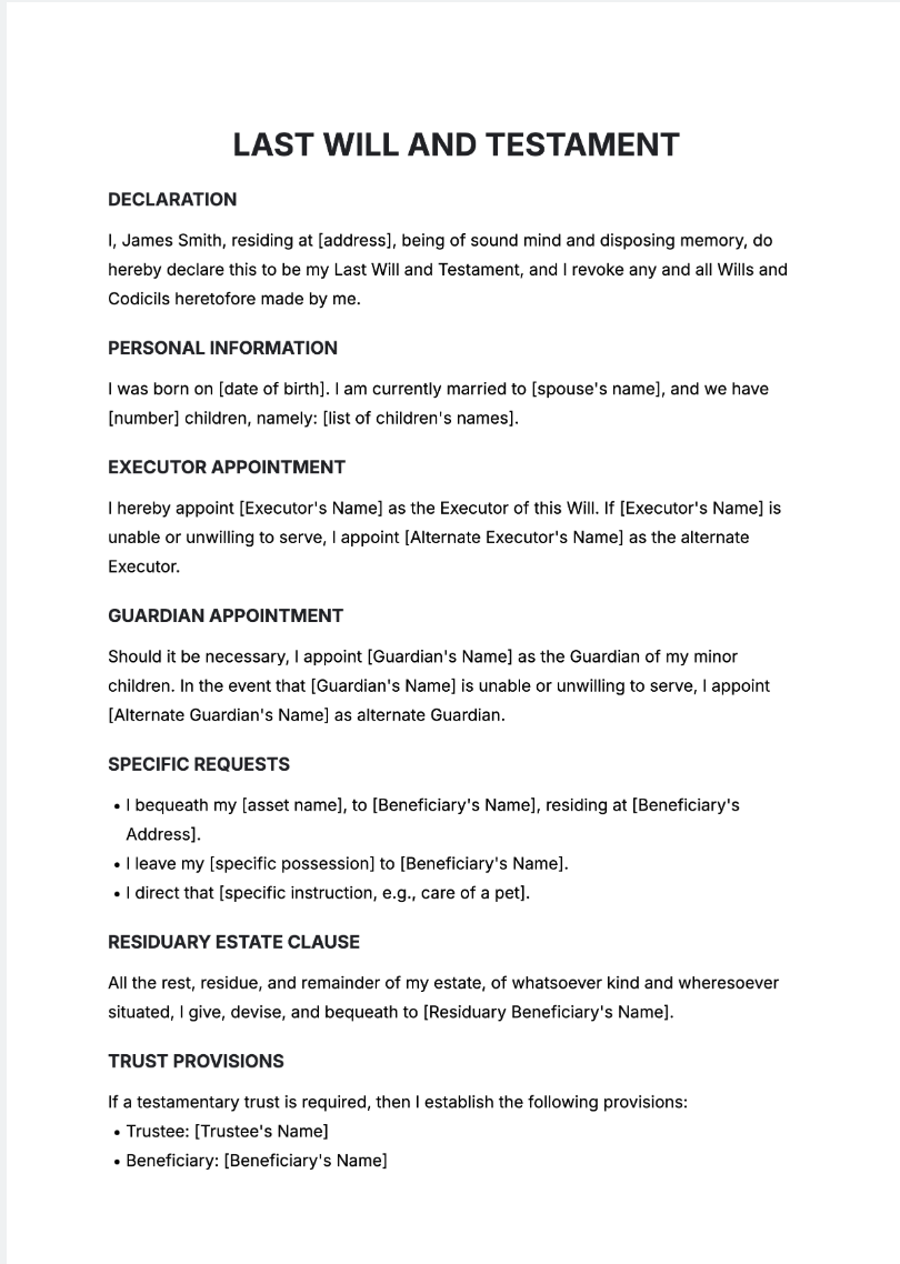 Free AI Will Generator, Free Will Maker Online Tool Free AI Will Generator, Free Will Maker Online Tool