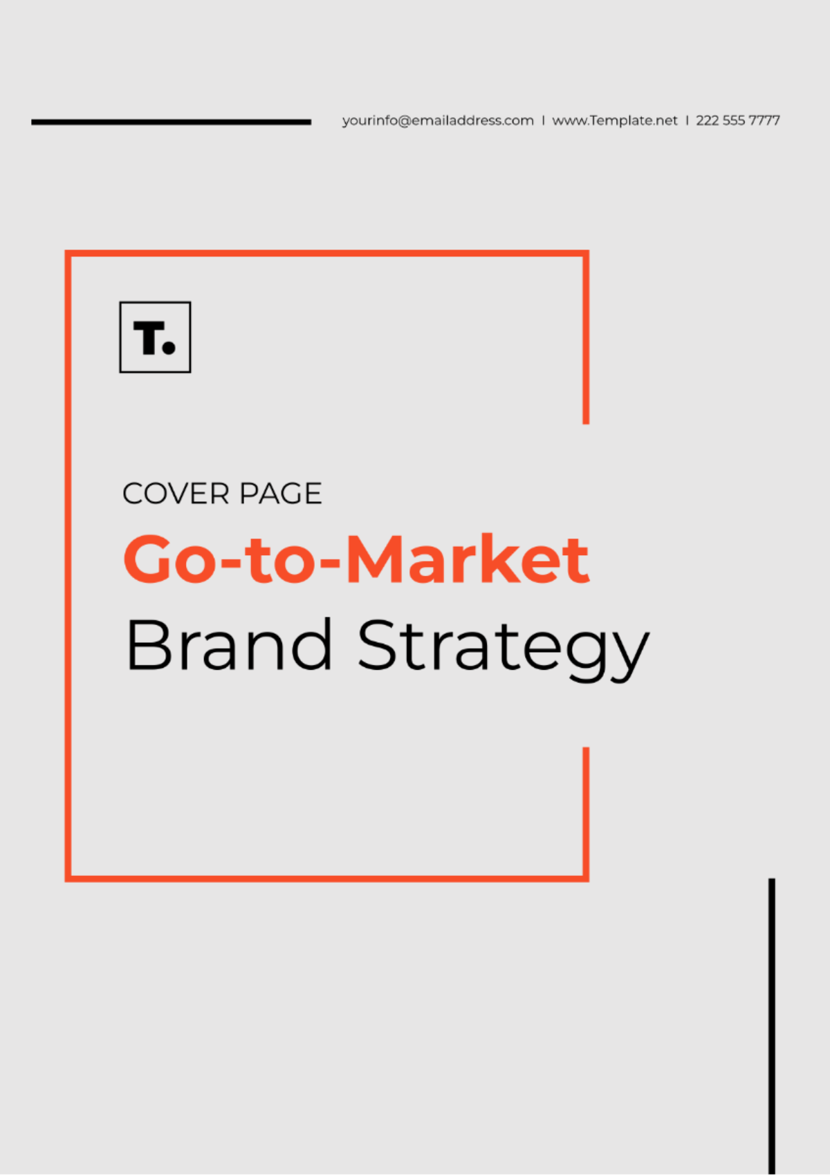 Free Go-to-Market Brand Strategy Template to Edit Online
