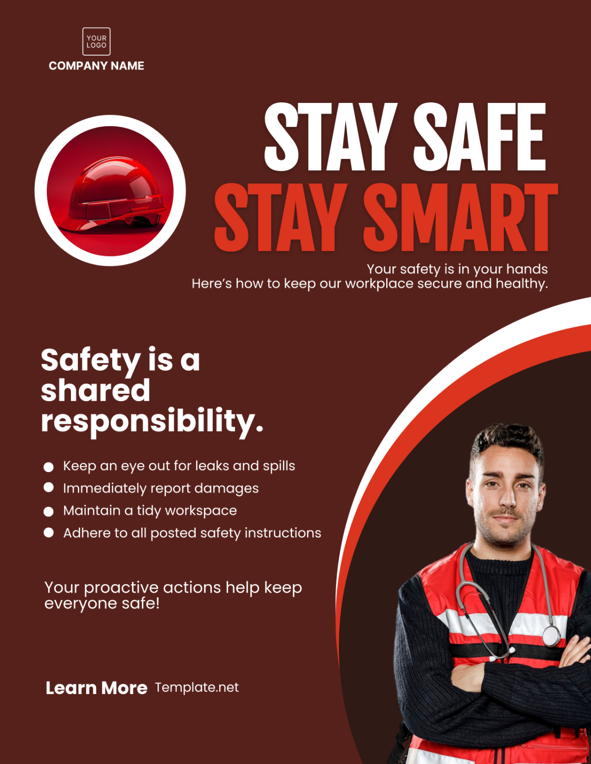 Free Health & Safety Awareness Flyer Template to Edit Online Free Health & Safety Awareness Flyer Template to Edit Online