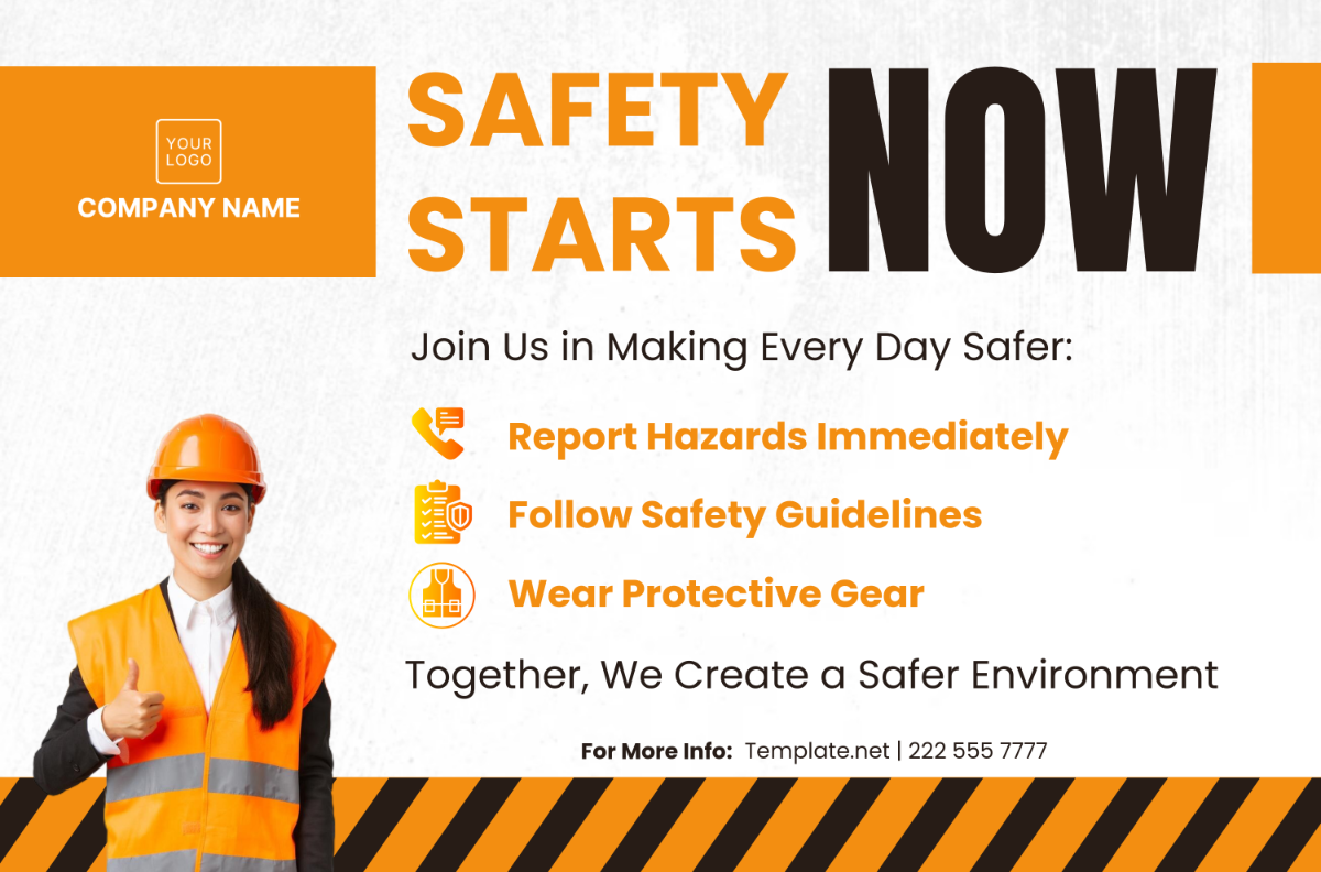 Free Health & Safety Campaign Banner Template to Edit Online Free Health & Safety Campaign Banner Template to Edit Online