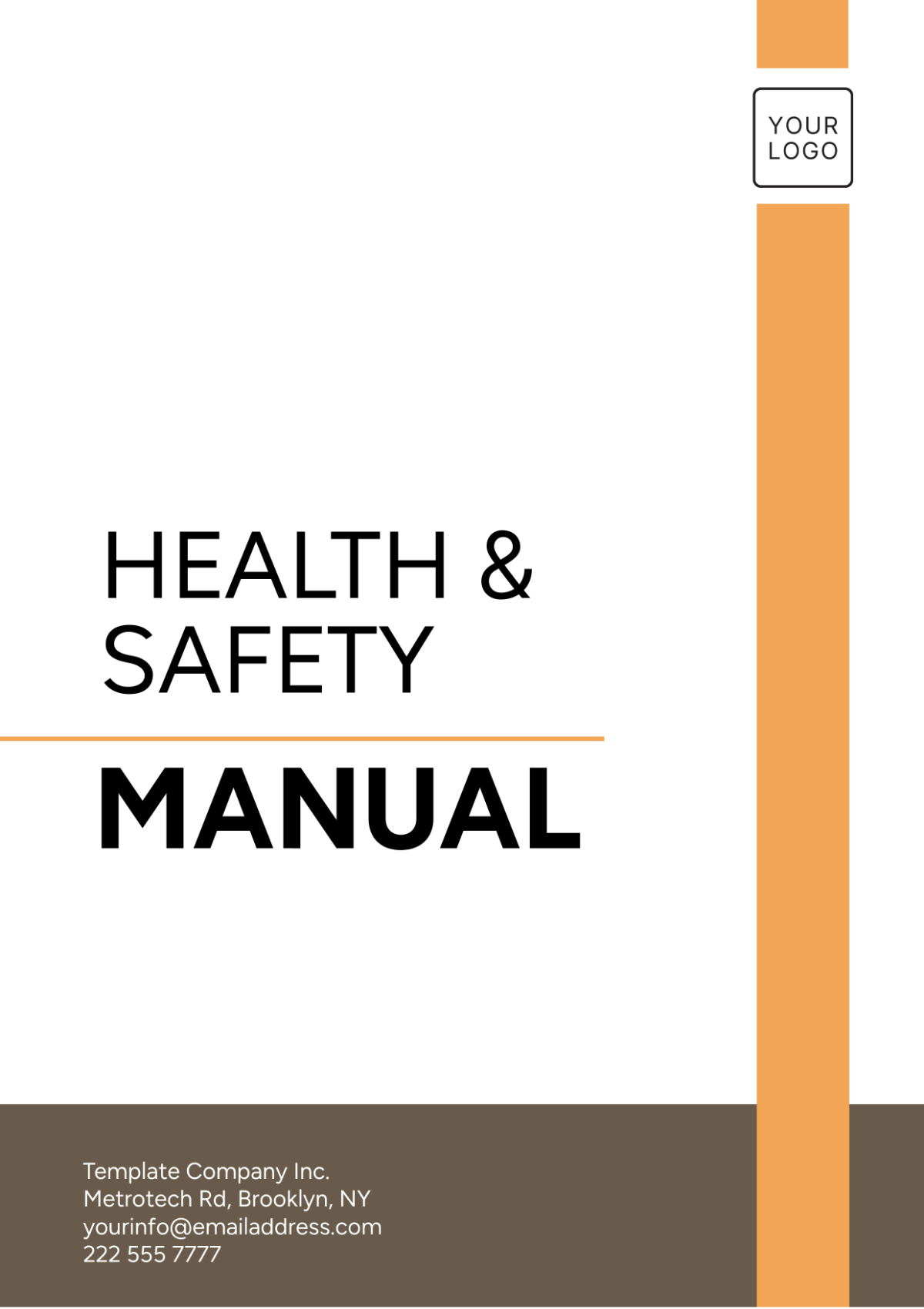 Free Health & Safety Safety Manual Template to Edit Online Free Health & Safety Safety Manual Template to Edit Online