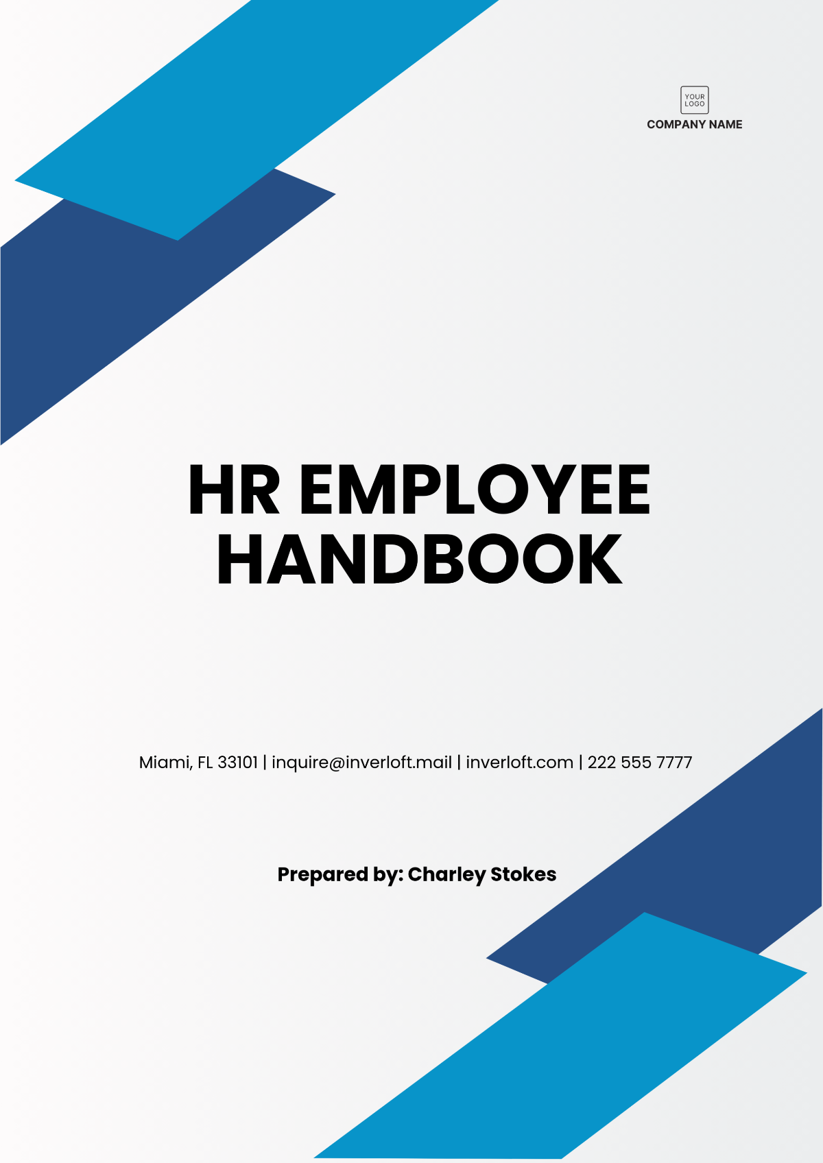 Free HR Employee Handbook Template to Edit Online Free HR Employee Handbook Template to Edit Online