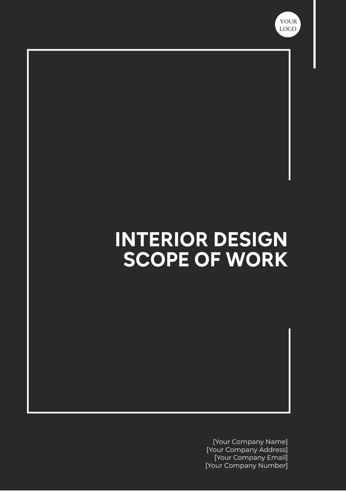 Interior Design Scope Of Work Outline Template