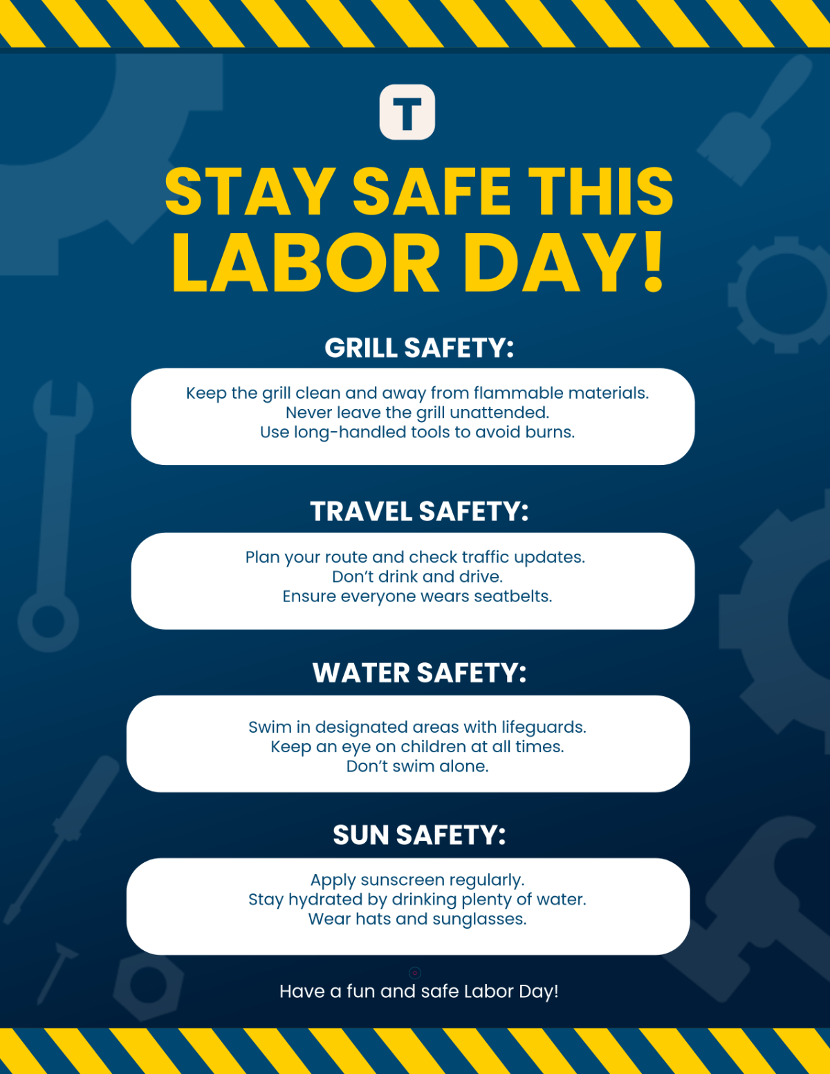 Free Labor Day Safety Flyer Template to Edit Online Free Labor Day Safety Flyer Template to Edit Online