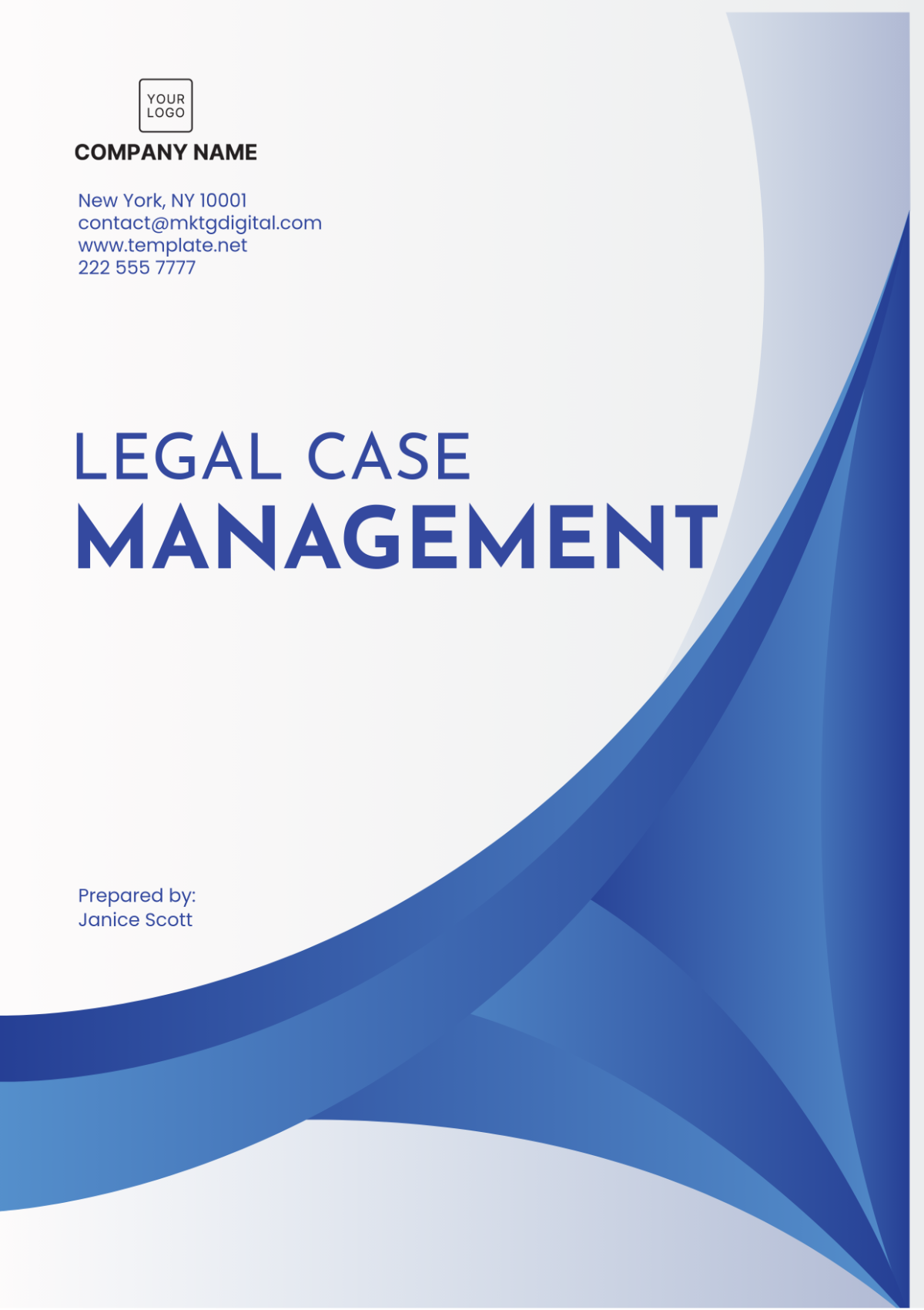 Free Legal Case Management Template to Edit Online