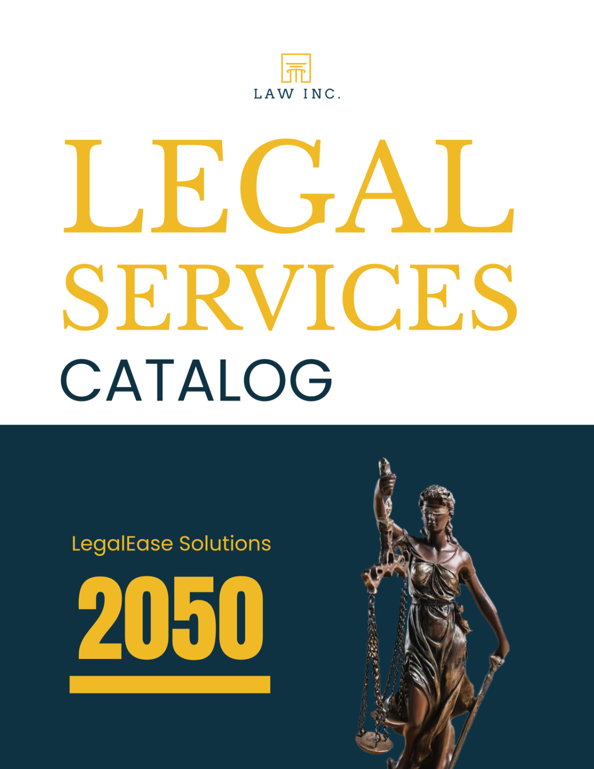 Free Legal Services Catalog Template to Edit Online