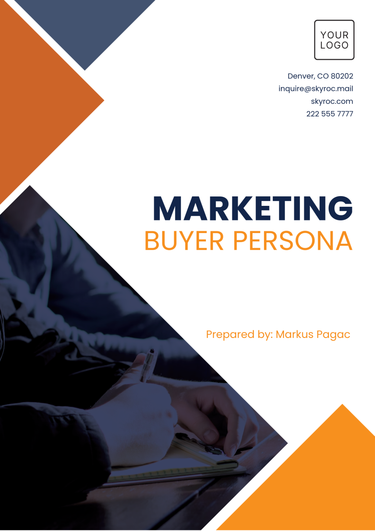 Free Marketing Buyer Persona Template to Edit Online Free Marketing Buyer Persona Template to Edit Online
