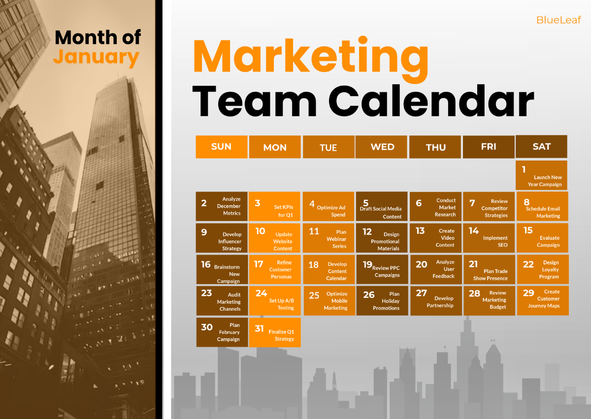 Free Marketing Calendar Template to Edit Online Free Marketing Calendar Template to Edit Online