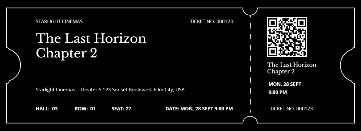 Movie Ticket Template