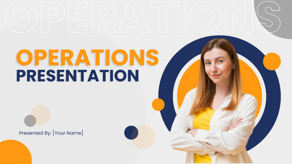 Free Operations Presentation Template to Edit Online