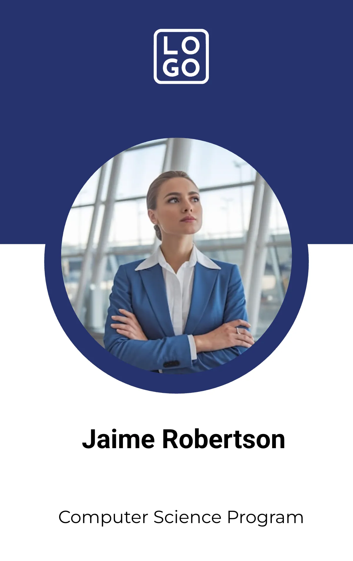 Press Journalist ID Card Template