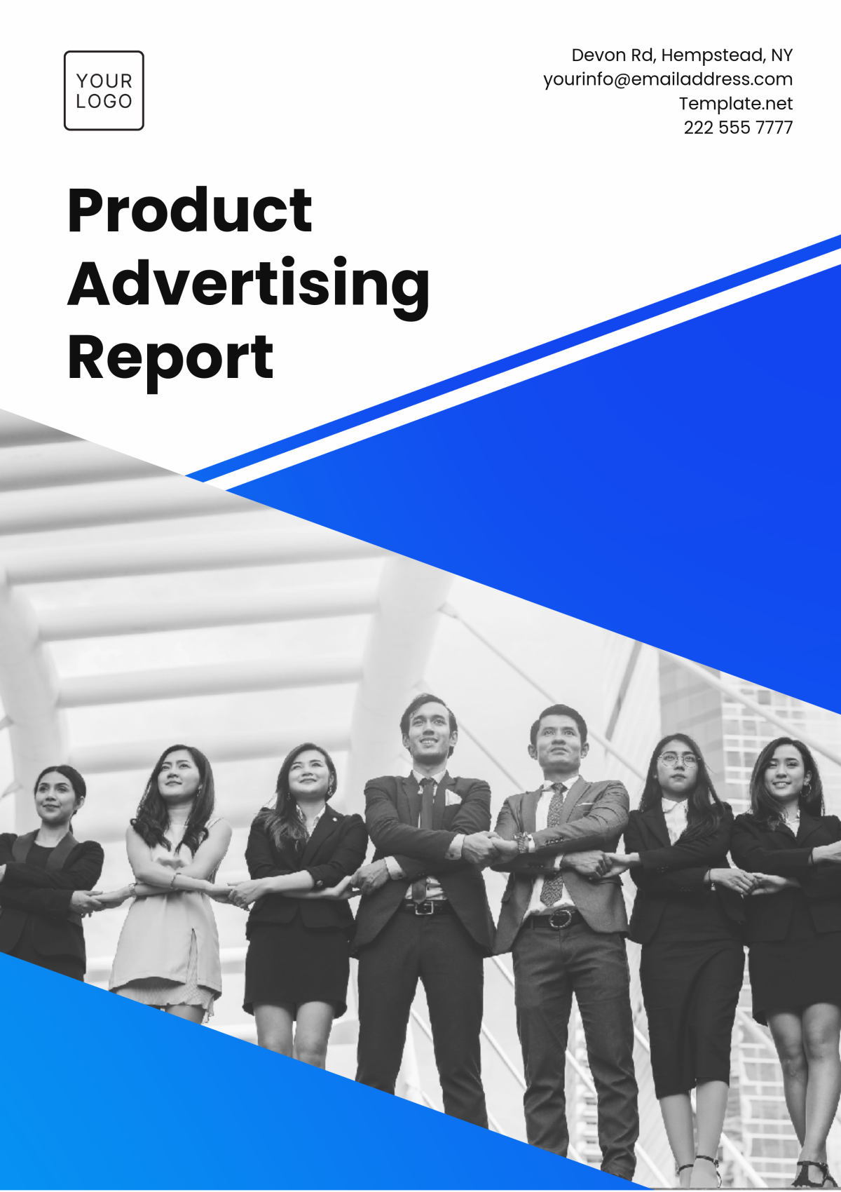 Free Product Advertising Report Template to Edit Online