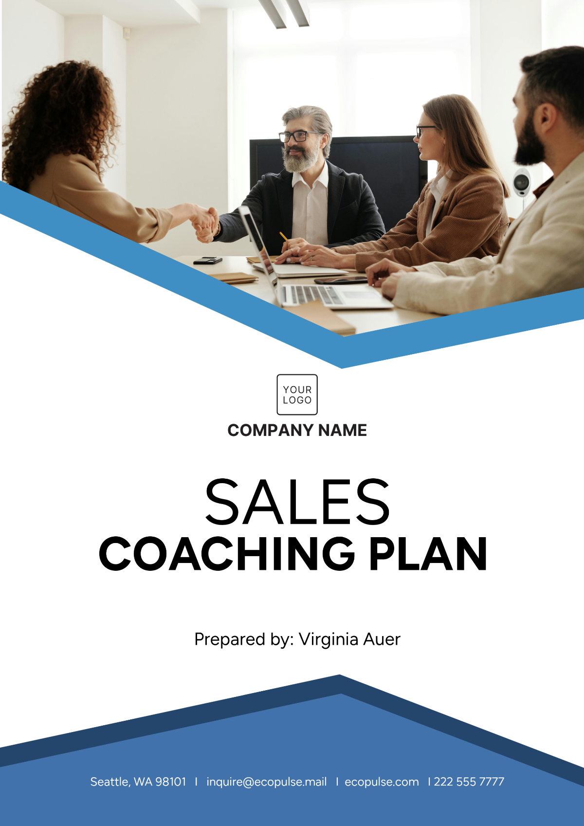 Free Sales Coaching Plan Template to Edit Online
